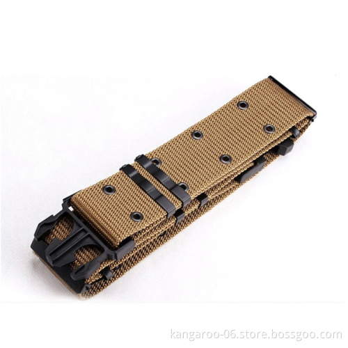 Zinc Alloy Buckle Black Security Duty Belt